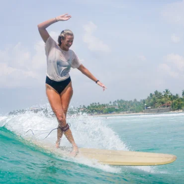 Surfing in Si lanka